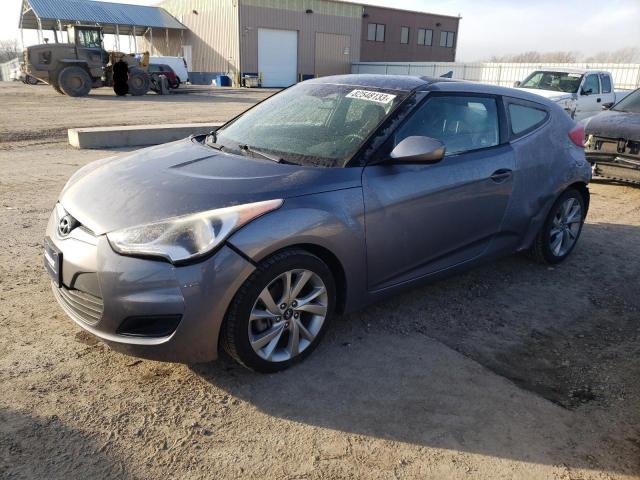 KMHTC6AD0GU275388 - 2016 HYUNDAI VELOSTER GRAY photo 1