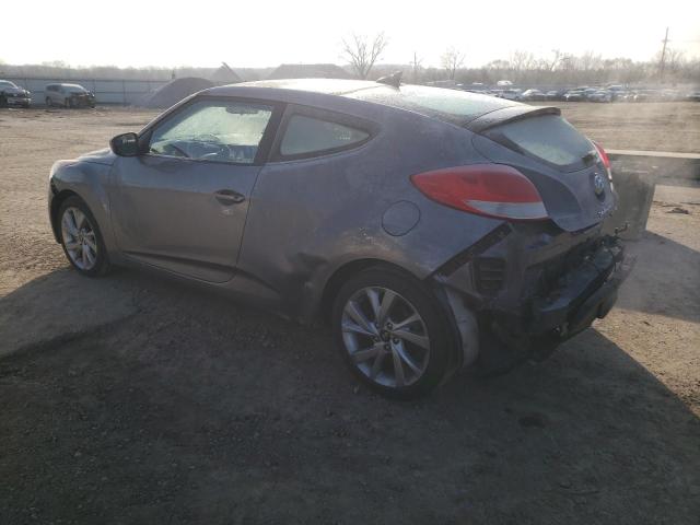 KMHTC6AD0GU275388 - 2016 HYUNDAI VELOSTER GRAY photo 2