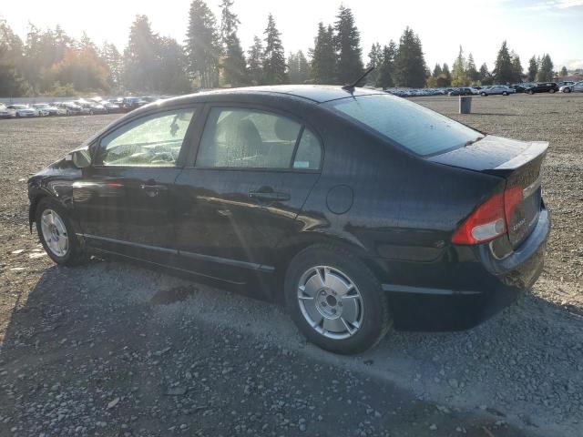 JHMFA3F27AS005380 - 2010 HONDA CIVIC HYBRID BLACK photo 2