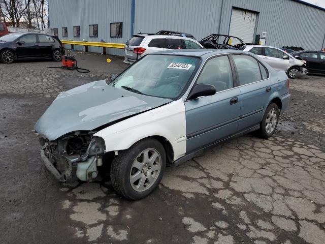 1HGEJ6670XL044861 - 1999 HONDA CIVIC LX BLUE photo 1