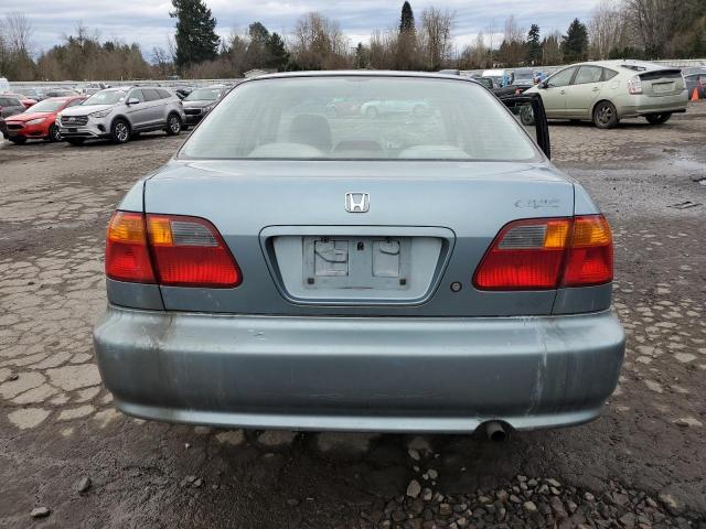 1HGEJ6670XL044861 - 1999 HONDA CIVIC LX BLUE photo 6