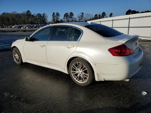 JNKBV61E07M714784 - 2007 INFINITI G35 WHITE photo 2