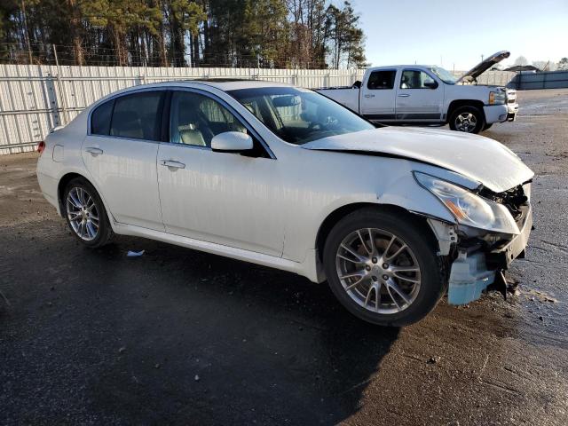 JNKBV61E07M714784 - 2007 INFINITI G35 WHITE photo 4