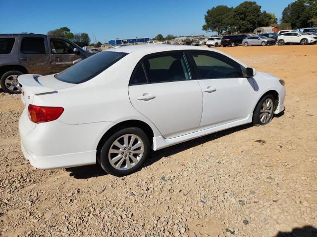1NXBU40E89Z081654 - 2009 TOYOTA COROLLA BASE Білий фото 3