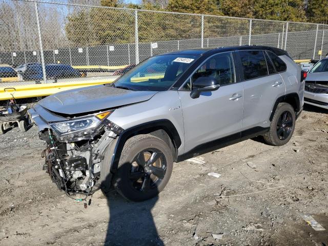 JTMEWRFV0KJ016014 - 2019 TOYOTA RAV4 XSE SILVER photo 1