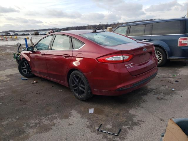 3FA6P0H71FR305044 - 2015 FORD FUSION SE RED photo 2