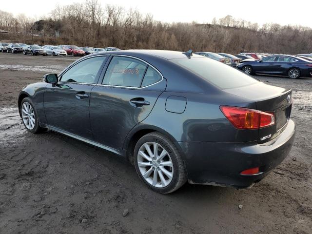 JTHCK262395033309 - 2009 LEXUS IS 250 GRAY photo 2