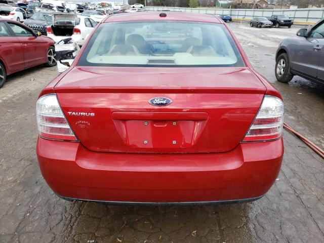 1FAHP23W59G120526 - 2009 FORD TAURUS SE MAROON photo 6