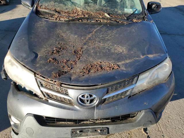 JTMRFREV3DD024032 - 2013 TOYOTA RAV4 XLE GRAY photo 12