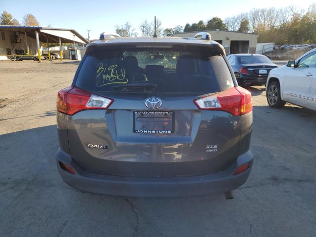 JTMRFREV3DD024032 - 2013 TOYOTA RAV4 XLE GRAY photo 6