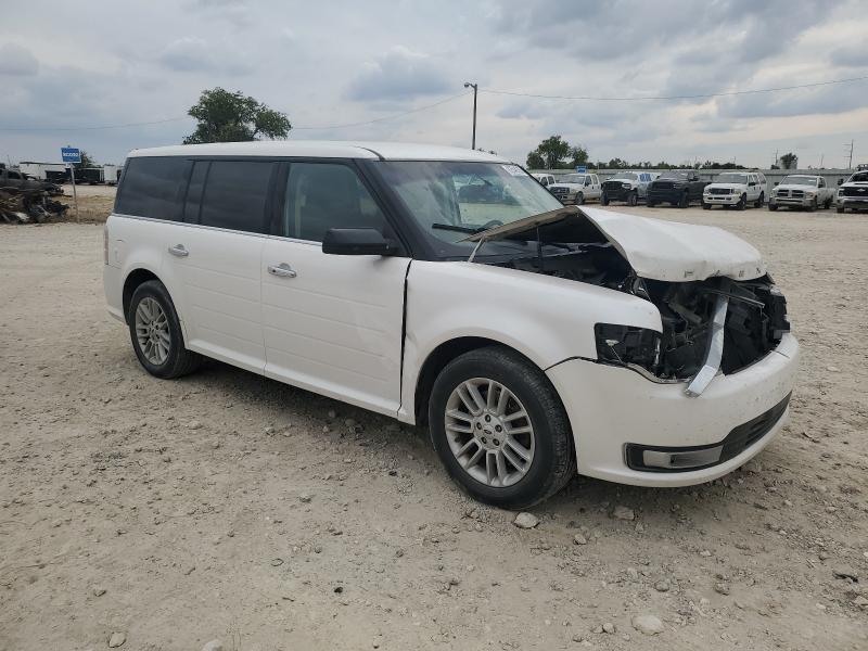 2FMGK5C83GBA16785 - 2016 FORD FLEX SEL WHITE photo 4