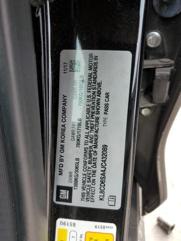 KL8CD6SA4JC432089 - 2018 CHEVROLET SPARK 1LT BLACK photo 13