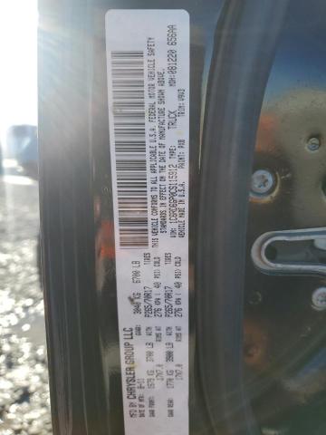 1C6RD6GP0CS115912 - 2012 DODGE RAM 1500 SLT შავი ფოტო 12