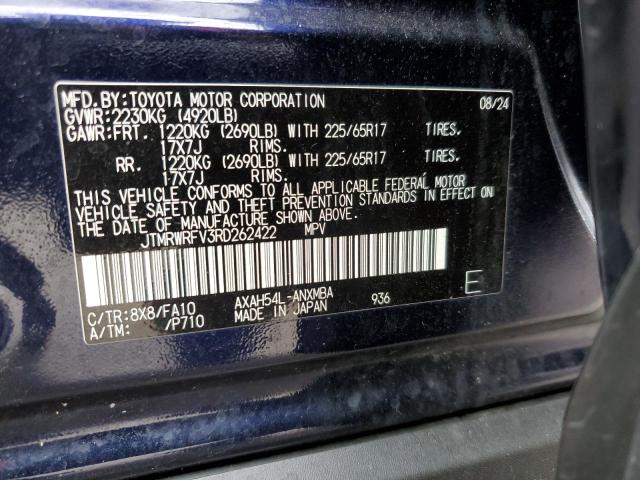 JTMRWRFV3RD262422 - 2024 TOYOTA RAV4 XLE BLUE photo 14