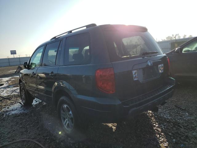 2HKYF18594H517734 - 2004 HONDA PILOT EXL GRAY photo 2