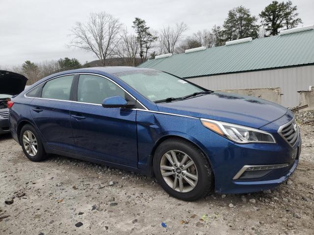 5NPE24AF7FH216594 - 2015 HYUNDAI SONATA SE BLUE photo 4