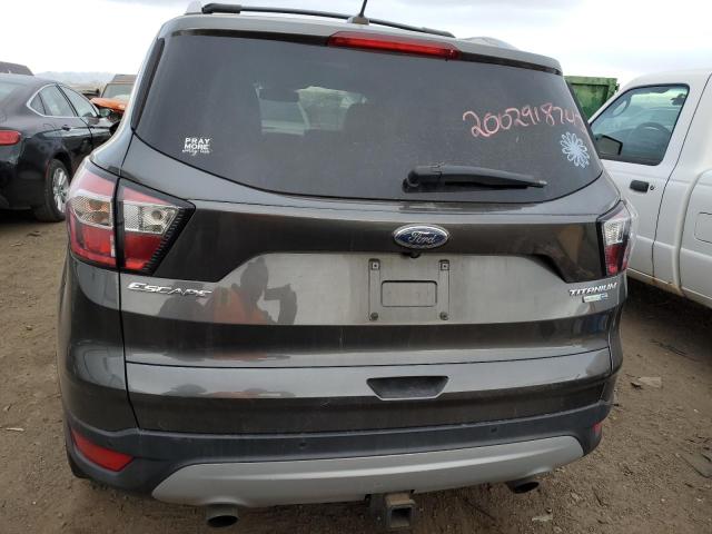 1FMCU9J9XHUC91688 - 2017 FORD ESCAPE TITANIUM CHARCOAL photo 6