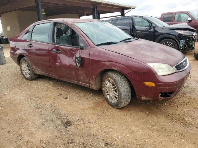 1FAHP34N77W186090 - 2007 FORD FOCUS SE ZX4 RED photo 4