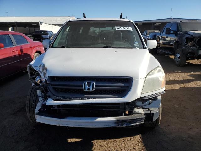 2HKYF18583H506061 - 2003 HONDA PILOT EXL WHITE photo 5