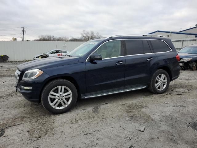 4JGDF6EE6FA473729 - 2015 MERCEDES-BENZ GL 450 4MATIC BLUE photo 1