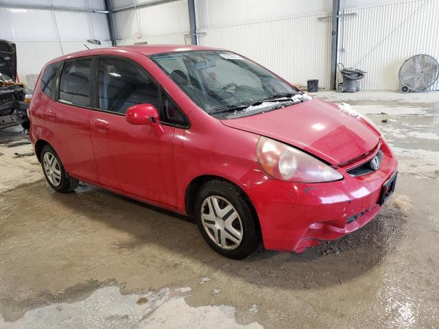 JHMGD38408S073816 - 2008 HONDA FIT RED photo 4