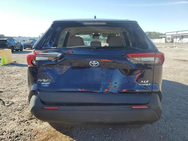 4T3RWRFV7NU077884 - 2022 TOYOTA RAV4 XLE BLUE photo 6