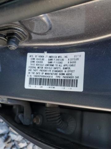 1HGCR3F89DA045618 - 2013 HONDA ACCORD EXL Gris photo 12