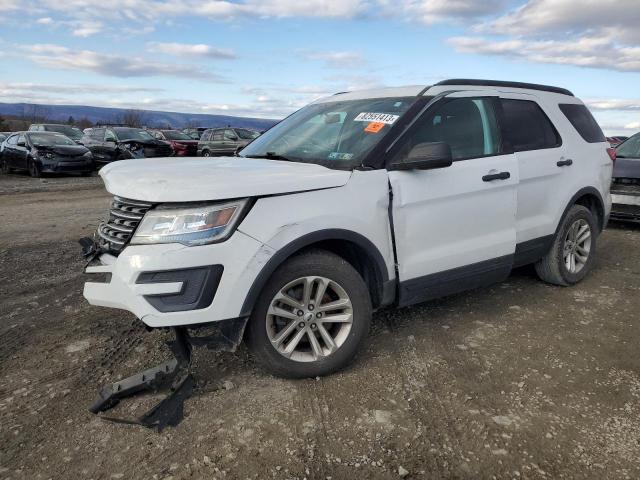 1FM5K7B82HGD76080 - 2017 FORD EXPLORER WHITE photo 1