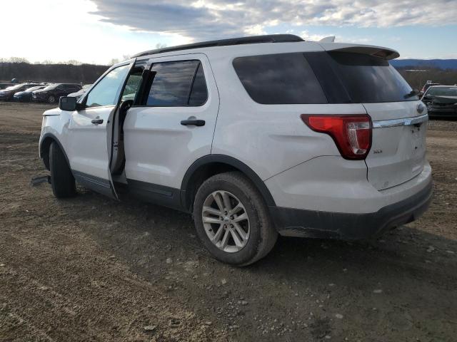 1FM5K7B82HGD76080 - 2017 FORD EXPLORER WHITE photo 2