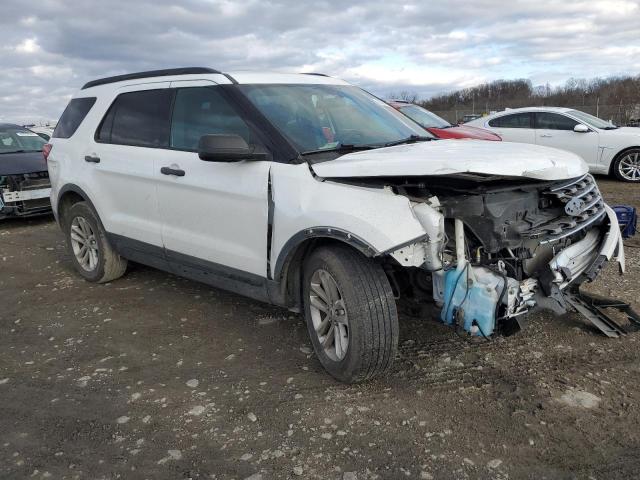 1FM5K7B82HGD76080 - 2017 FORD EXPLORER WHITE photo 4