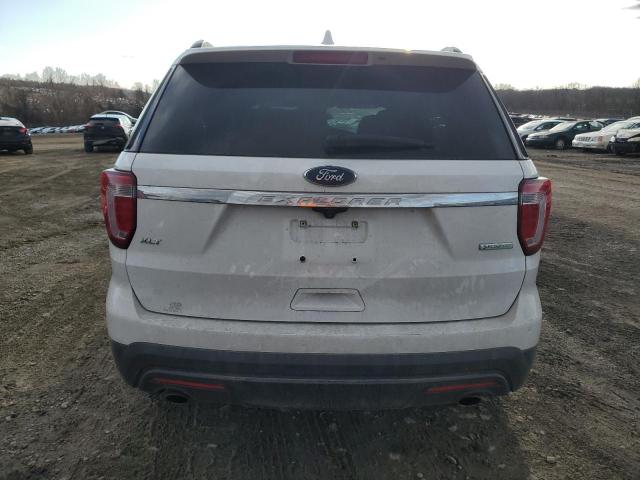 1FM5K7B82HGD76080 - 2017 FORD EXPLORER WHITE photo 6