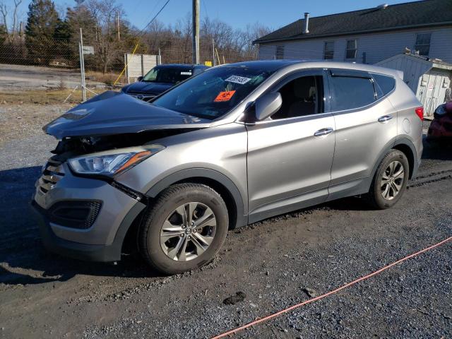 5XYZTDLBXEG131683 - 2014 HYUNDAI SANTA FE S GRAY photo 1