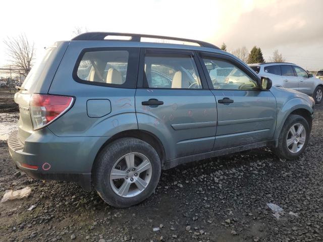 JF2SHABC6BH767663 - 2011 SUBARU FORESTER 2.5X BLUE photo 3