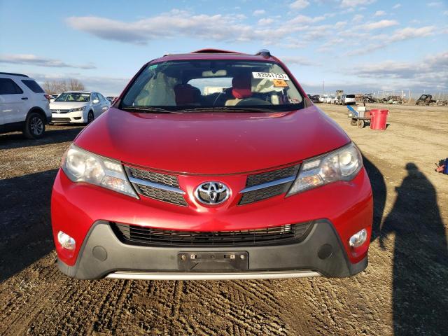 JTMRFREV6ED050335 - 2014 TOYOTA RAV4 XLE RED photo 5