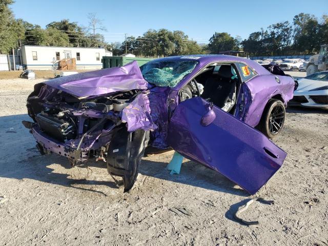 2C3CDZFJ3PH578268 - 2023 DODGE CHALLENGER R/T SCAT PACK PURPLE photo 1