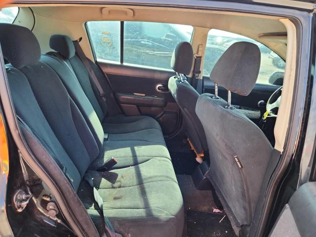3N1BC1CP6AL466800 - 2010 NISSAN VERSA S BLACK photo 10