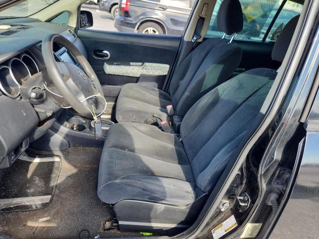 3N1BC1CP6AL466800 - 2010 NISSAN VERSA S BLACK photo 7