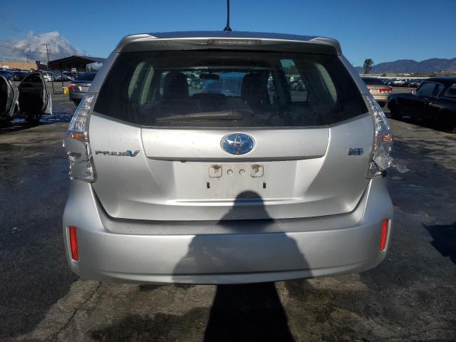 JTDZN3EU7C3045638 - 2012 TOYOTA PRIUS V SILVER photo 6