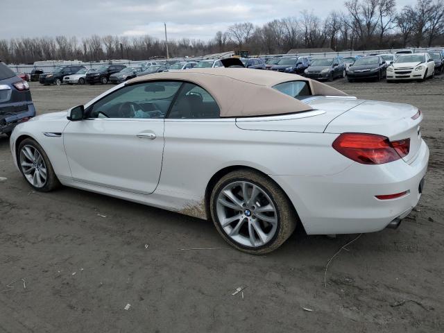 WBALW7C51FD595967 - 2015 BMW 640 I WHITE photo 2