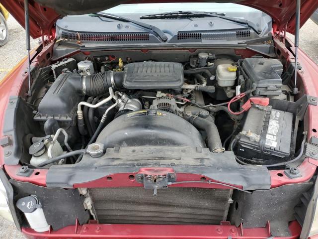 1D7HE42K57S187489 - 2007 DODGE DAKOTA SLT RED photo 11
