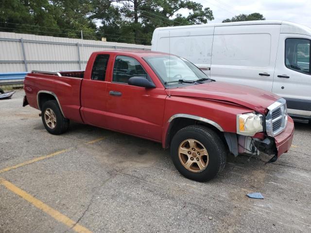 1D7HE42K57S187489 - 2007 DODGE DAKOTA SLT RED photo 4