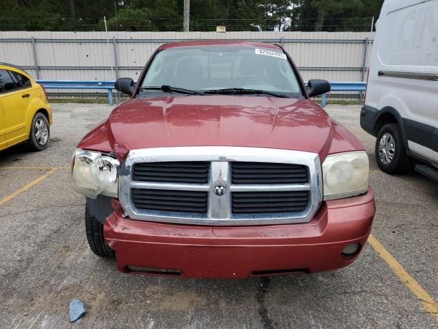 1D7HE42K57S187489 - 2007 DODGE DAKOTA SLT RED photo 5