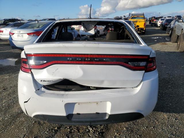 1C3CDFAA8FD411289 - 2015 DODGE DART SE WHITE photo 6