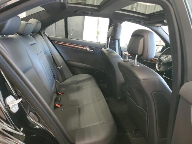 WDDGF8BB6BF656834 - 2011 MERCEDES-BENZ C 300 4MATIC BLACK photo 10