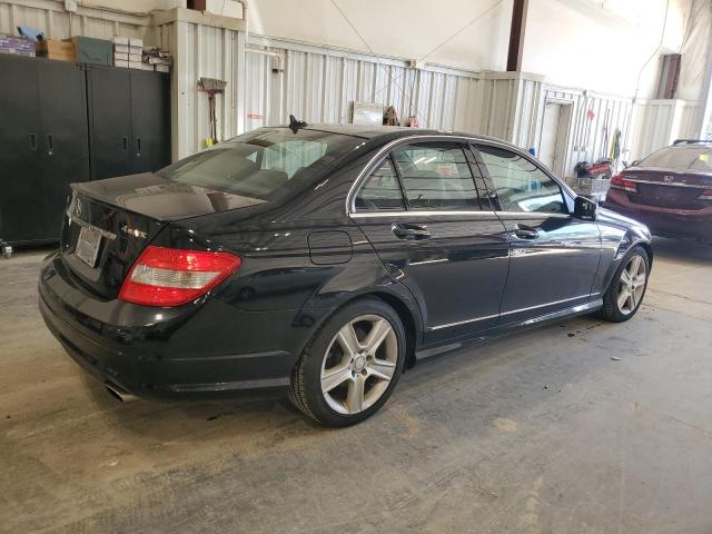 WDDGF8BB6BF656834 - 2011 MERCEDES-BENZ C 300 4MATIC BLACK photo 3