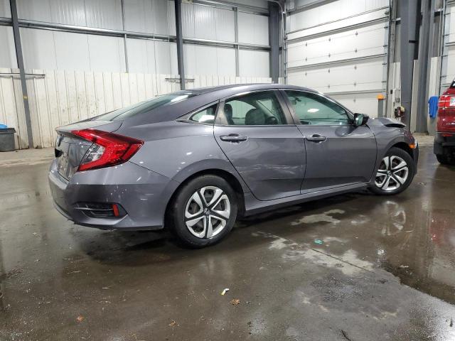 19XFC2F5XJE018398 - 2018 HONDA CIVIC LX GRAY photo 3