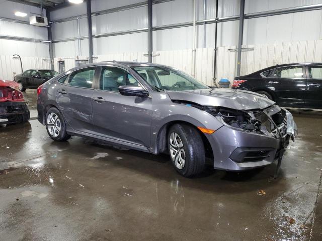 19XFC2F5XJE018398 - 2018 HONDA CIVIC LX GRAY photo 4