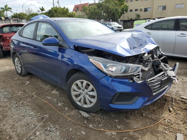 3KPC24A39KE067908 - 2019 HYUNDAI ACCENT SE BLUE photo 4