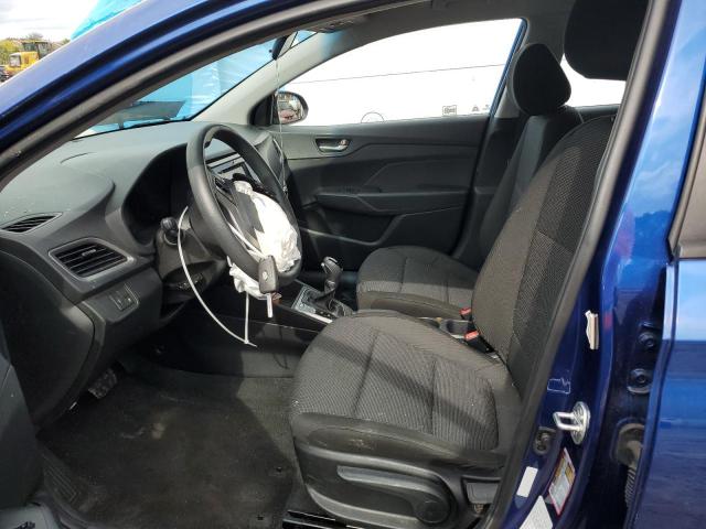 3KPC24A39KE067908 - 2019 HYUNDAI ACCENT SE BLUE photo 7