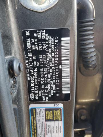 5XYKUCA68DG321785 - 2013 KIA SORENTO EX Yaşıl foto 13